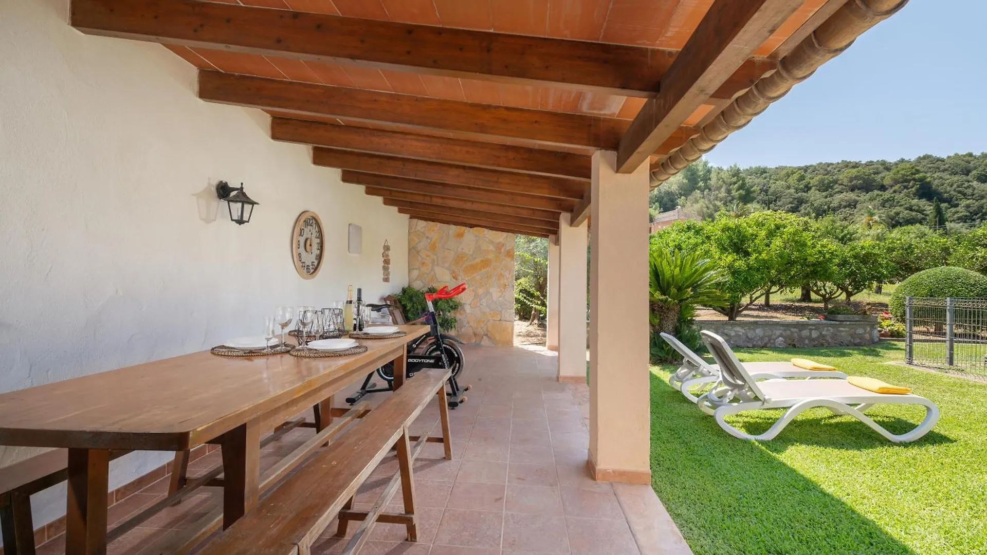 Villa Pont Romà - El Camp Redo - de Pollença con piscina, WIFI, AC