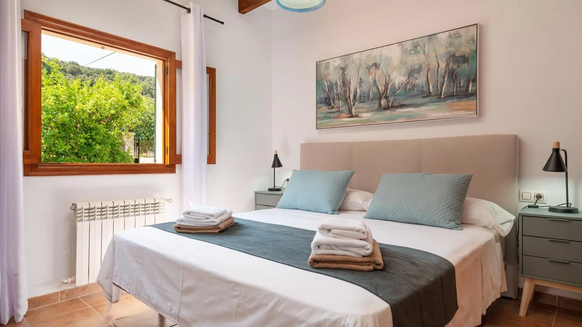 Villa Pont Romà - El Camp Redo - de Pollença con piscina, WIFI, AC